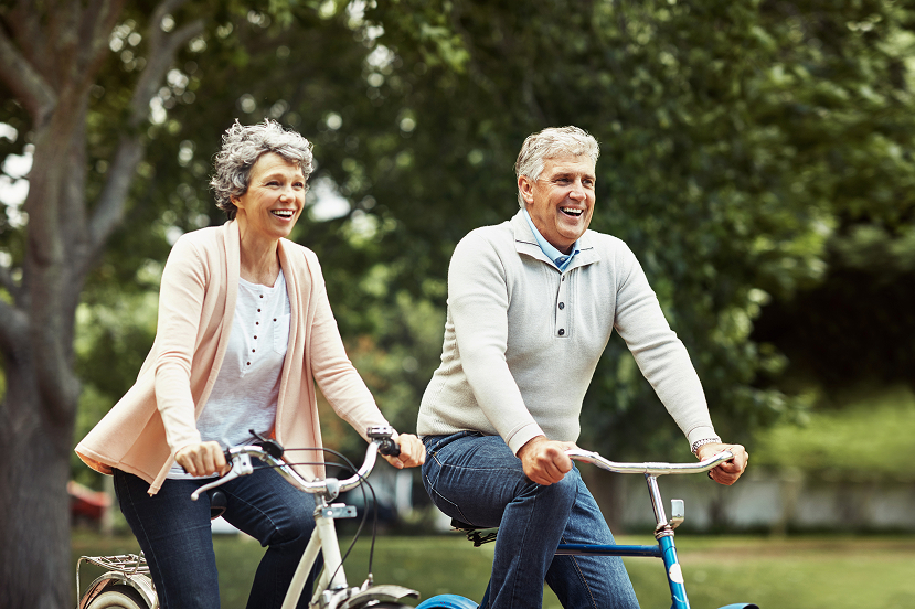 Gray Haired Woman With Short Hair and Blue Eyes Smile - Spicewood Dental Austin